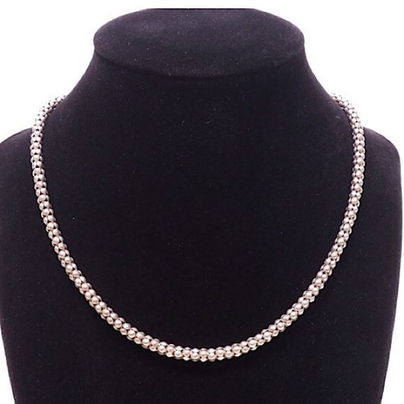 SILPADA Sterling Silver Popcorn Necklace 18” N1106 - Picture 8 of 9